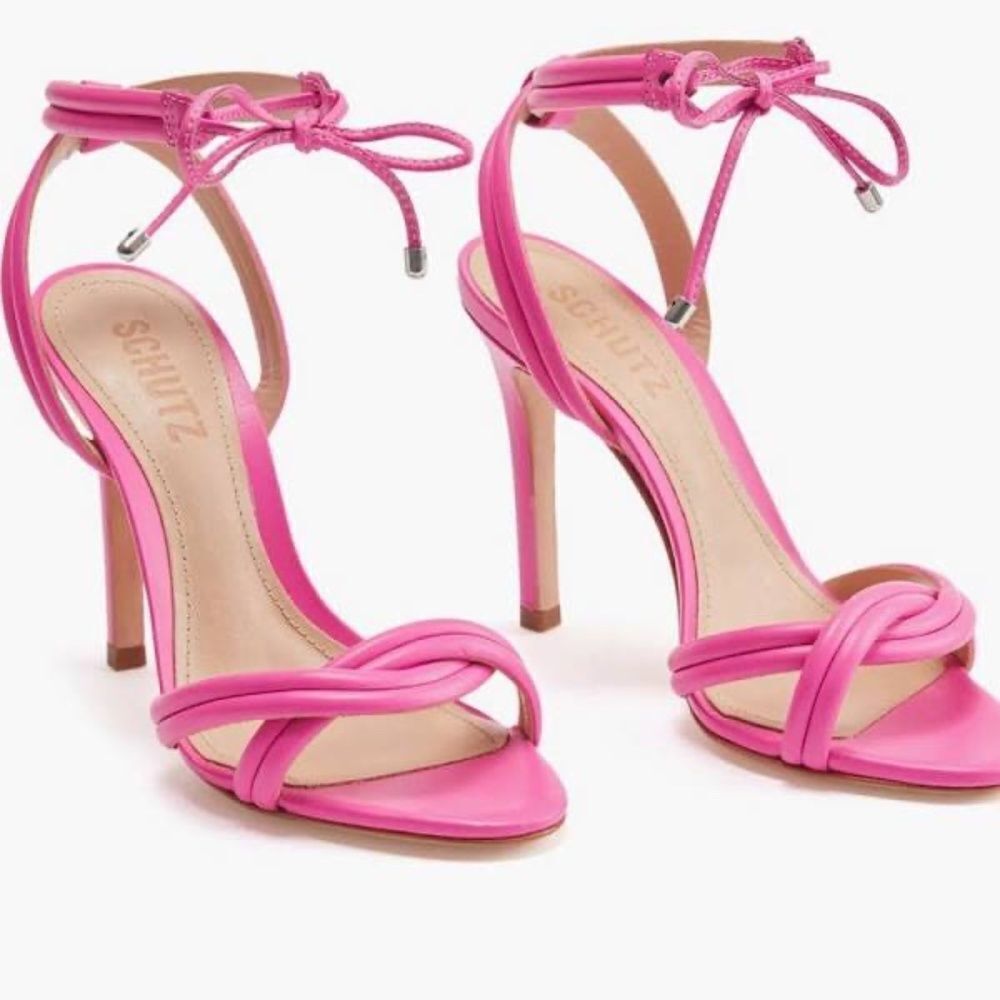 SCHUTZ Yvi Pink High-Heeled Strappy Sandals - LIKE NEW - Worn Once - Size 9